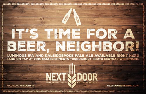 Next Door Brewing Company available poster