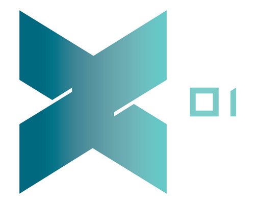 X01 logo design